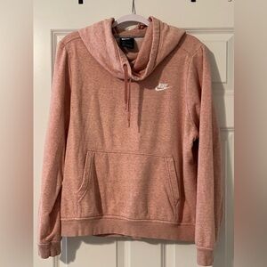 Women’s pink hoodie Crowl neck sweatshirt Nike size large